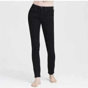 Rag & Bone Women's Black Justine Skinny Jeans Size 26